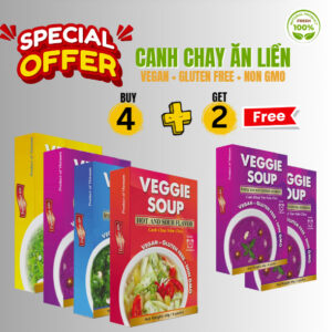 Instant Veggie Soup - BUY 4 GET 2 FREE