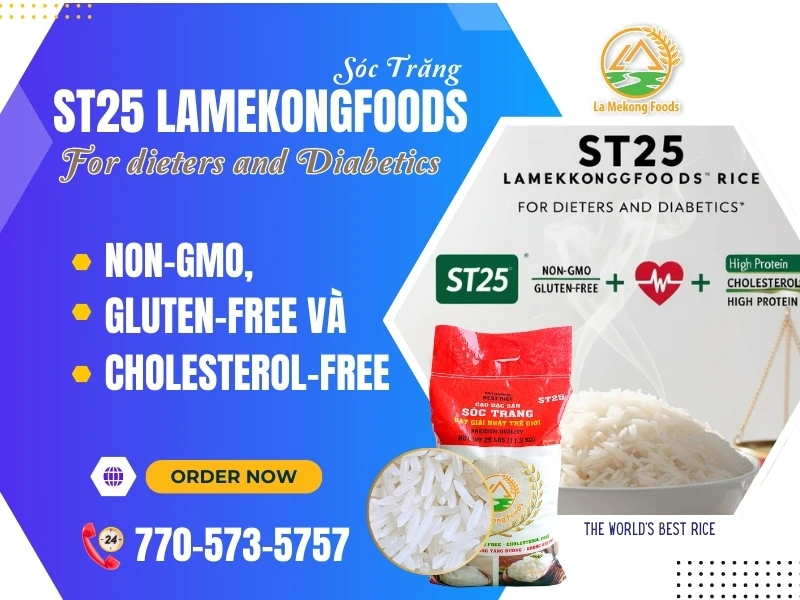 Why ST25 Lamekongfoods Rice is the Top Choice for Dieters and Diabetics