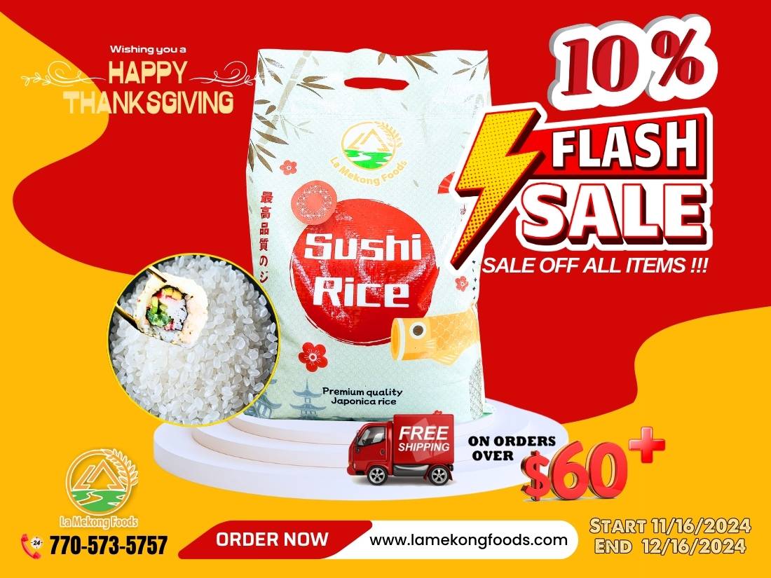 **”Season’s Gratitude: Lamekongfoods’ Thanksgiving Sushi Rice Specials and more…”**